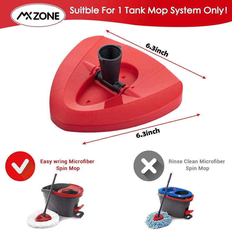MXZONE Spin Mop Head Replacement Base Head Compatible with O Cedar Spinning Mop Replace Head Cover Plastic Base Case Disc Accessories Part, 1 Pack, Not Fit RinseClean - Image 2